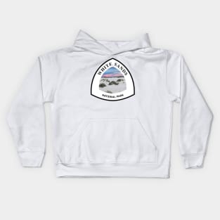 White Sands National Park trail marker Kids Hoodie